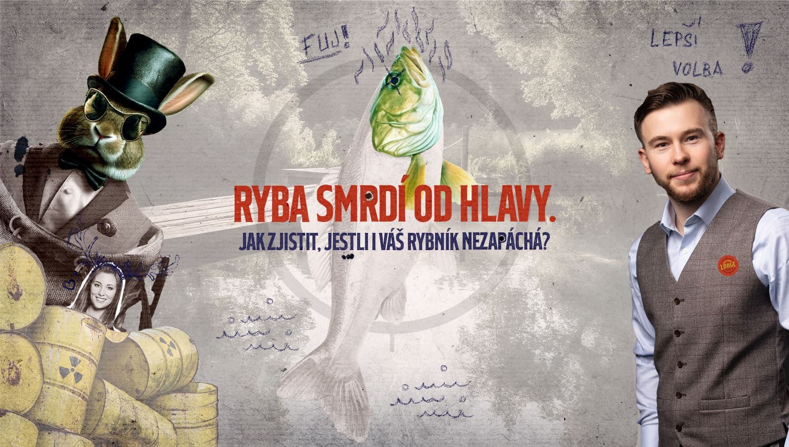 Ryba smrdí od hlavy. Jak zjistit, jestli i váš rybník nezapáchá?