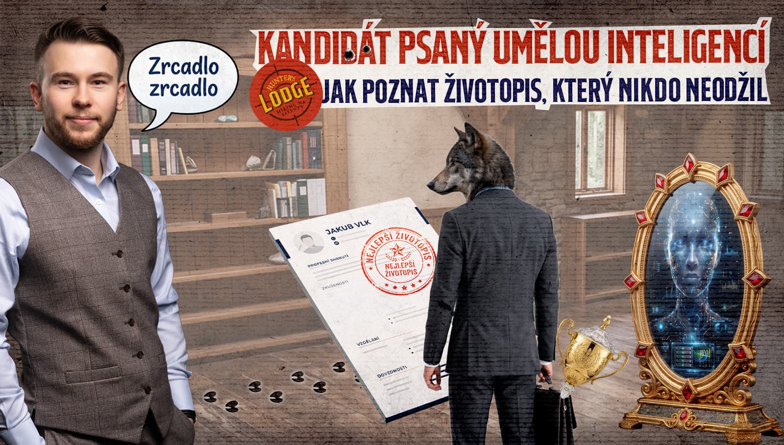 Kandidát psaný umělou inteligencí: Jak poznat životopis, který nikdo neodžil