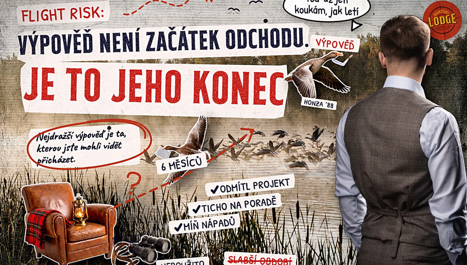 Flight risk: Výpověď není začátek odchodu. Je to jeho konec